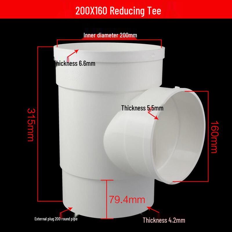PVC Reducing Socket Tee