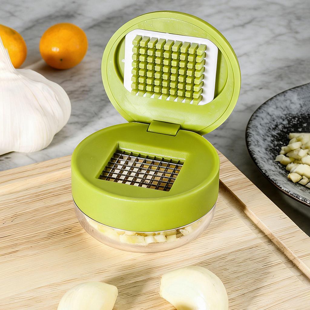 1PC Multifunctional Stainless Steel Garlic Press – Mini Household Press-Style Tool for Mincing and Crushing Garlic