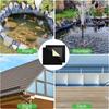 Tear Resistant Butyl Pond Liner Patches Kits Repair Patches Tape With Permanent Bonding For Outdoor Water Features 2PCS