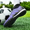 Soccer Shoes Men's Large Size Football Boots 35-45 Men's/Children's High Top Short Spikes Outdoor Anti-slip Football Boots