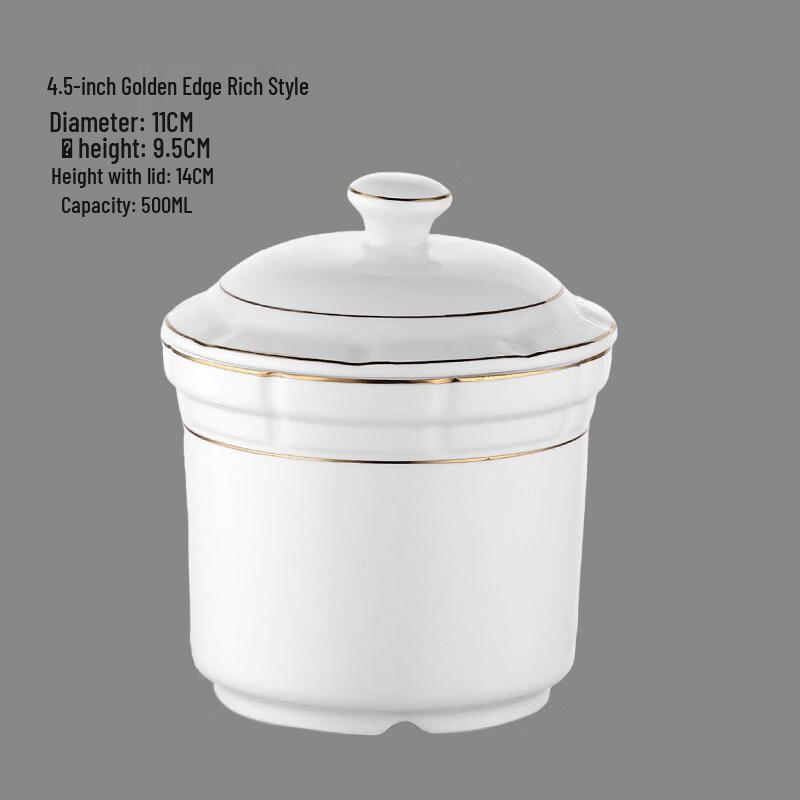 Ruhan Commercial Ceramic Water-Insulated Stew Pot Set