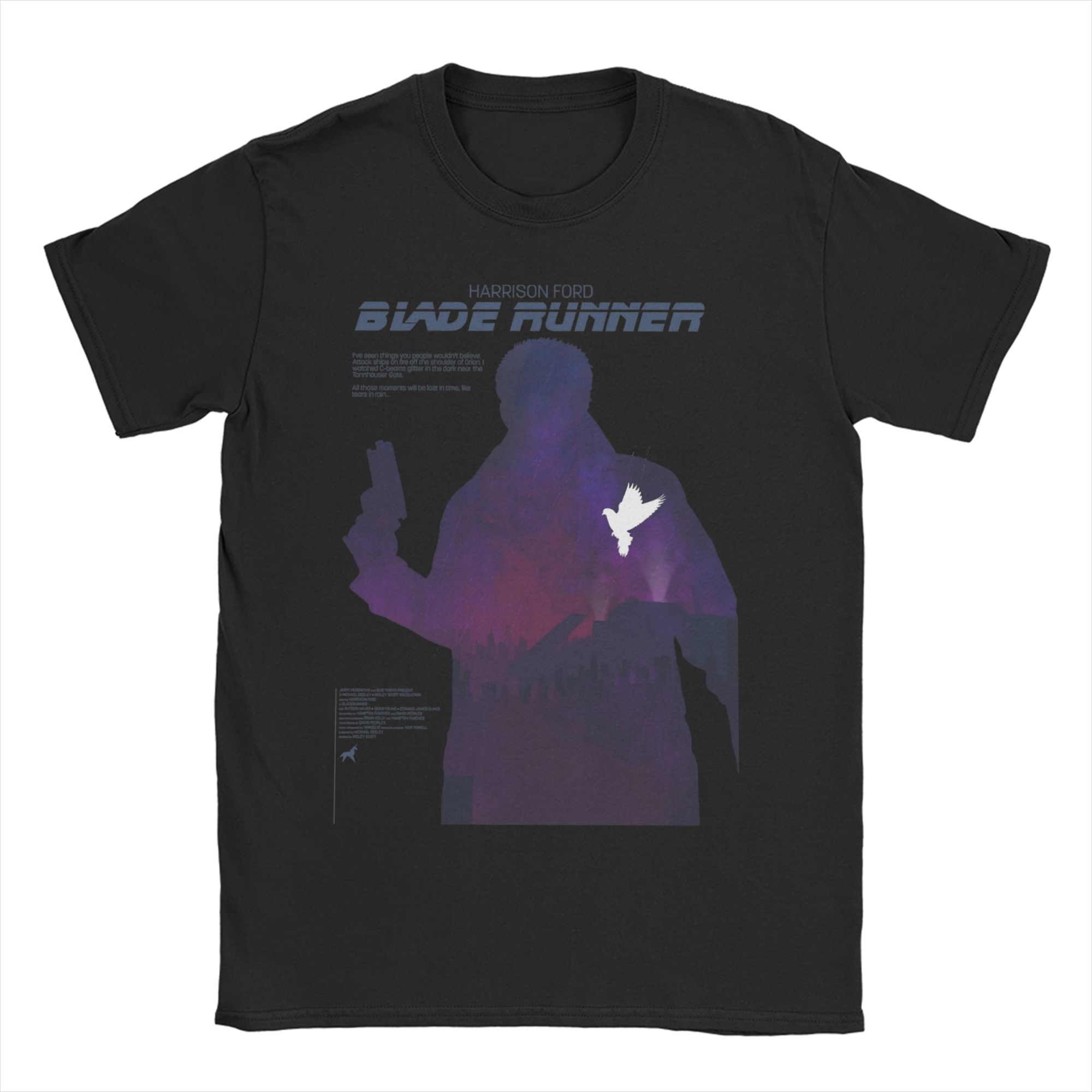 

Unisex Womens Blade Runner 2049 Streetwear T Shirt Pure Cotton Clothes Novelty Short Sleeve Crewneck Tee Shirt Printed TShirts L