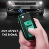 Leather+TPU Car Remote Key Cover Case Fob for Volkswagen VW Bora Polo Tiguan Jetta Passat B5 B6 B7 Golf Beetle for Skoda Octavia