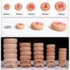 High-end Wooden Chinese Chess Large Pieces - Xiangqi Family Travel Board Game Set With PU Leather Checkerboard For 2 Players