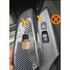 ABS Carbon Faser für Hyundai Kona Kauai Encino 2017 2018 Auto Fenster Lift Tür Armlehne Glas Taste Schalter Zubehör