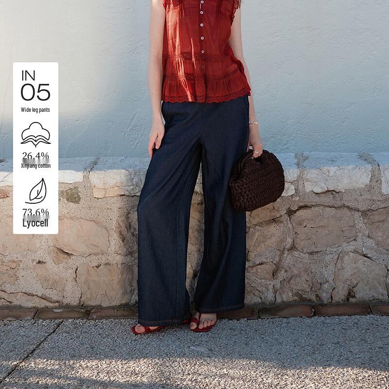 INMAN Lyocell Cotton Vintage Wide-leg Jeans 29