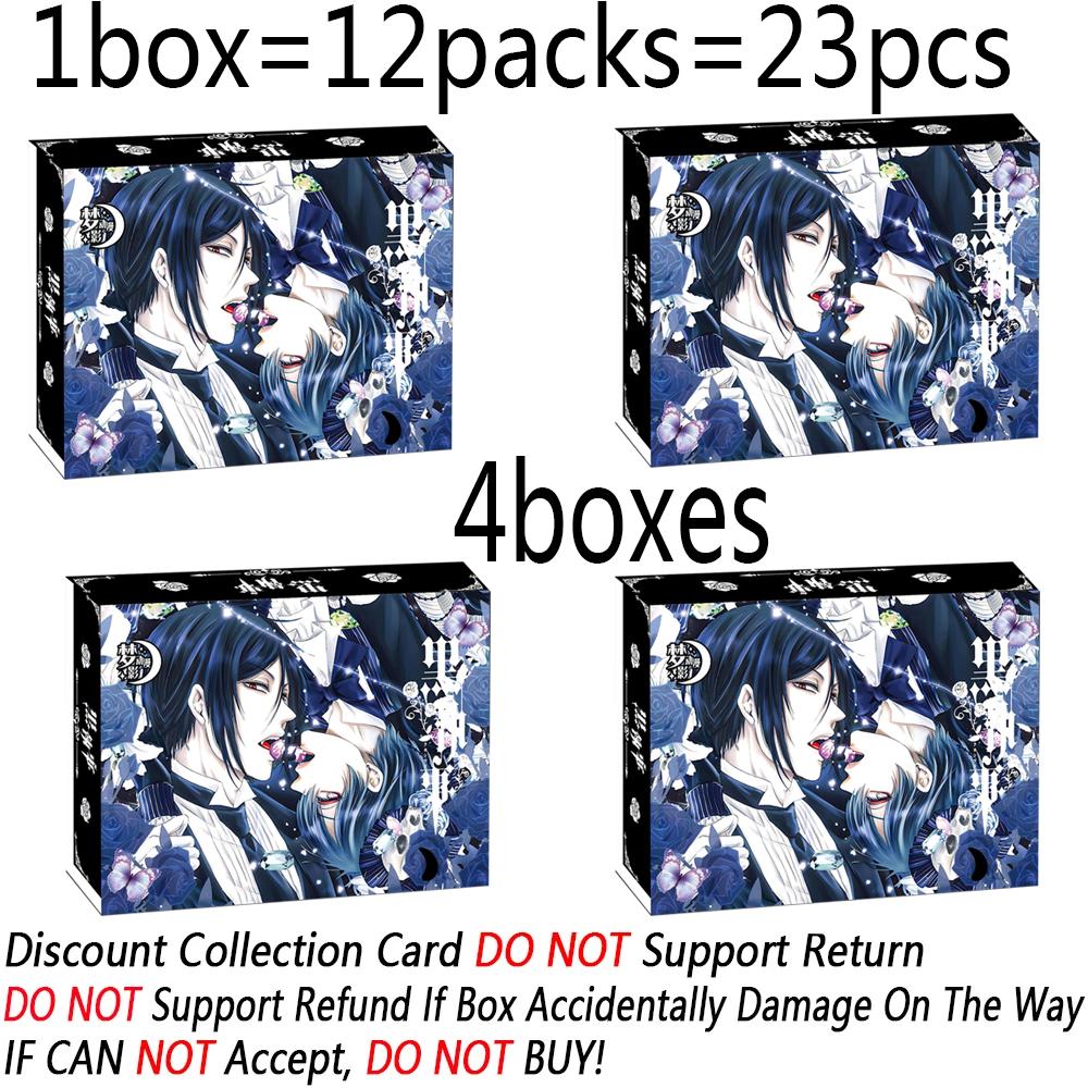 Black Butler Japanese High Score Anime Collection Cards Classic IP Protagonist Creative Exquisite Card Christmas Gifts for Kids