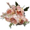 Peony Bouquet 5 Head Peony Bouquet Handcrafted Embossed Petals