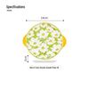 Haoya Jingdezhen Unterglasur Keramik 9-Zoll tiefe Teller - Alice Serie (6er Set)