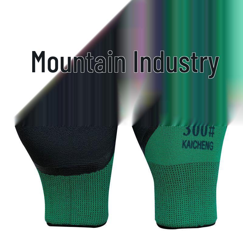 Jingong Latex Coated Industrial Work Gloves