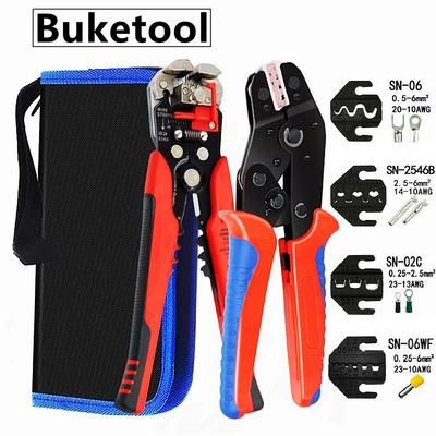 Crimping Pliers SN-48BS(=SN-48B+SN-28B) More Jaw for 2.8 4.8 6.3 VH3.96/Tube/Insulation Terminals Electrical Clamp Min Tools Set