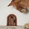 Decorazione Retro in Legno per Porta del Topo 1 3 5 Pezzi Stile Fantasy Miniatura Con Adesivo Per Area Giochi Interna Bambini