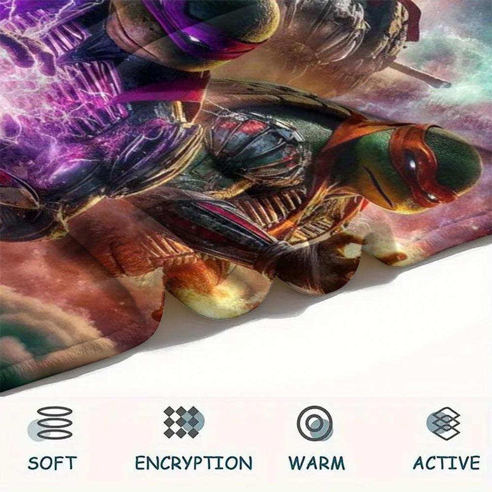 Ninja Turtles Cosmic Energy Blanket Suitable For All Seasons Blanket Nap Blanket Outdoor Plush Blanket Air Conditioning Blanket