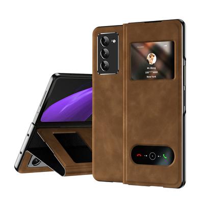 Funda de cuero de cuerpo completo a la moda antiarañazos para Samsung Galaxy Z Fold 4 5g Fold4 Fold3 Fold2 Fold 2 3 Zfold4 Fold4 Fundas para teléfono