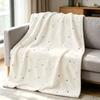 Starry Flannel Blanket Warm Soft Halloween Christmas Couch Warm Cozy Decorative Decor Gift for All Season