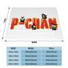 P Chan Ranma Blanket Soft Warm Flannel Throw Blanket Bedding For Bed Living Room Picnic Travel Home Sofa