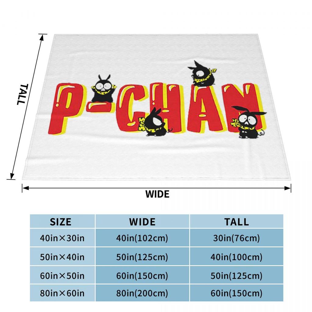 P Chan Ranma Blanket Soft Warm Flannel Throw Blanket Bedding For Bed Living Room Picnic Travel Home Sofa