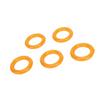 20pcs Bobbin Winder Rubber Tire Ring Flexible Elastic Portable Bobbin Winder Ring for Replacement Yellow
