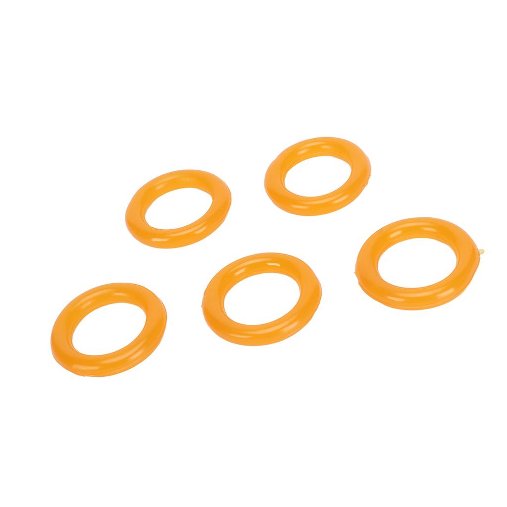 20pcs Bobbin Winder Rubber Tire Ring Flexible Elastic Portable Bobbin Winder Ring for Replacement Yellow