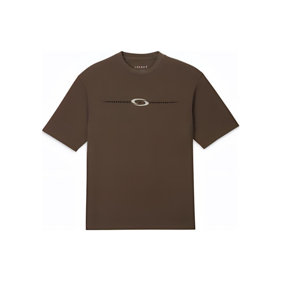 Air Jordan x Travis Scott SS24 T-Shirt Brown Men s DZ5510-274 XS