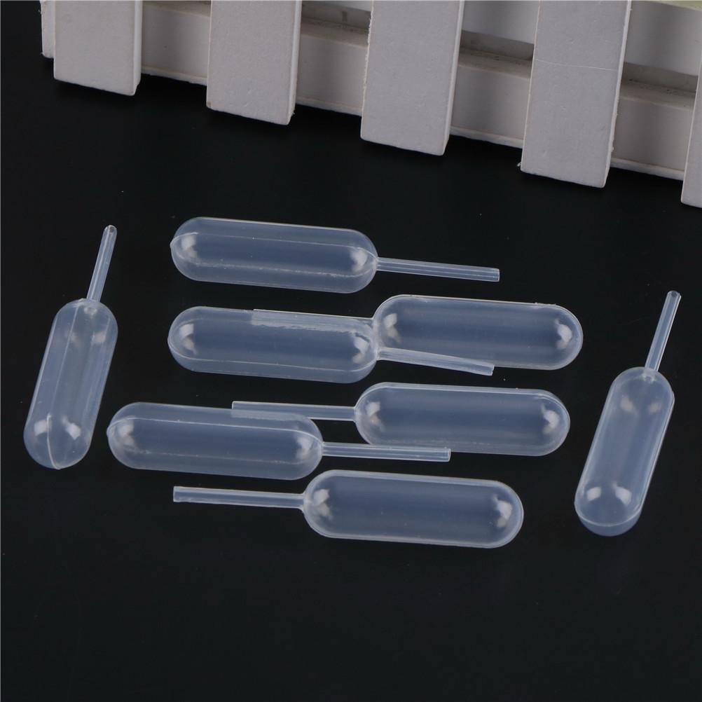 100pcs Plastic Squeeze 4ml Transfer Dropper Disposable Pipettes For Cupcake