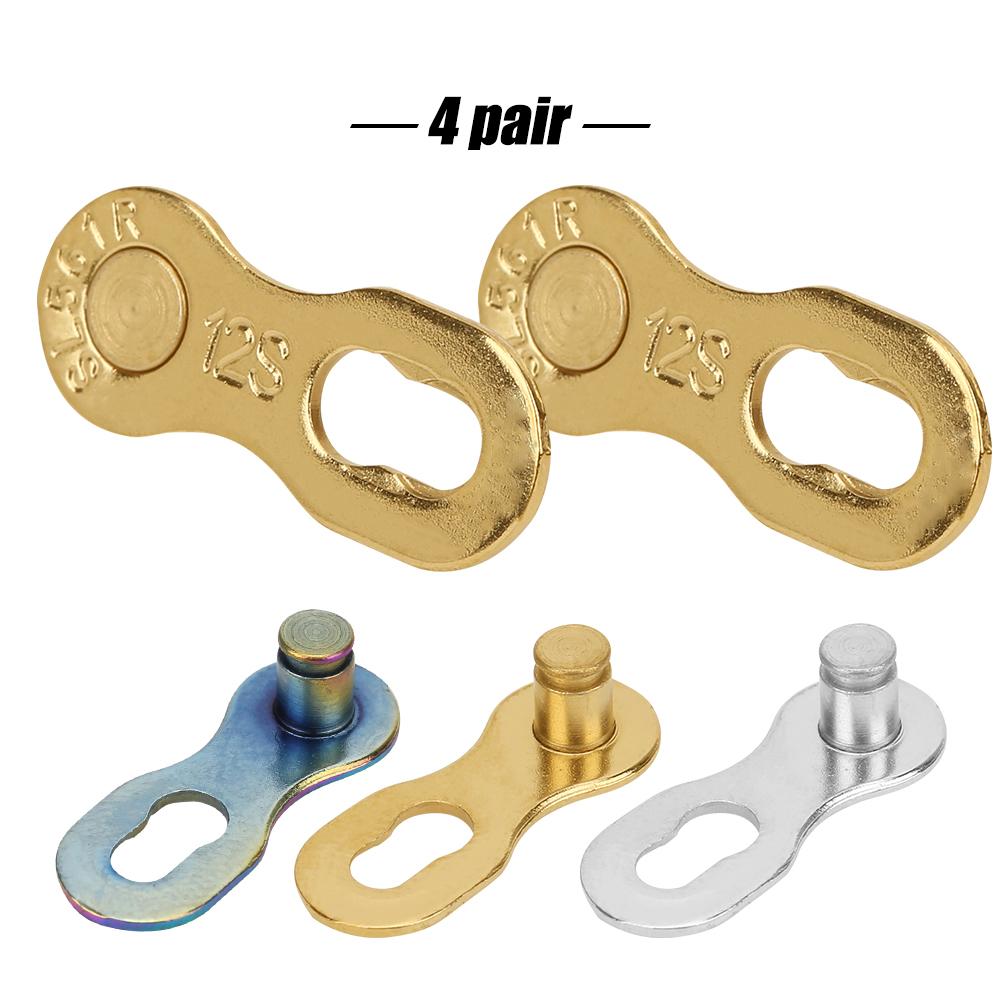 4Pair Steel 12Speed Chain Missing Link Connector Parts Cycling Accessory Chain Link Chain Part Chain Link