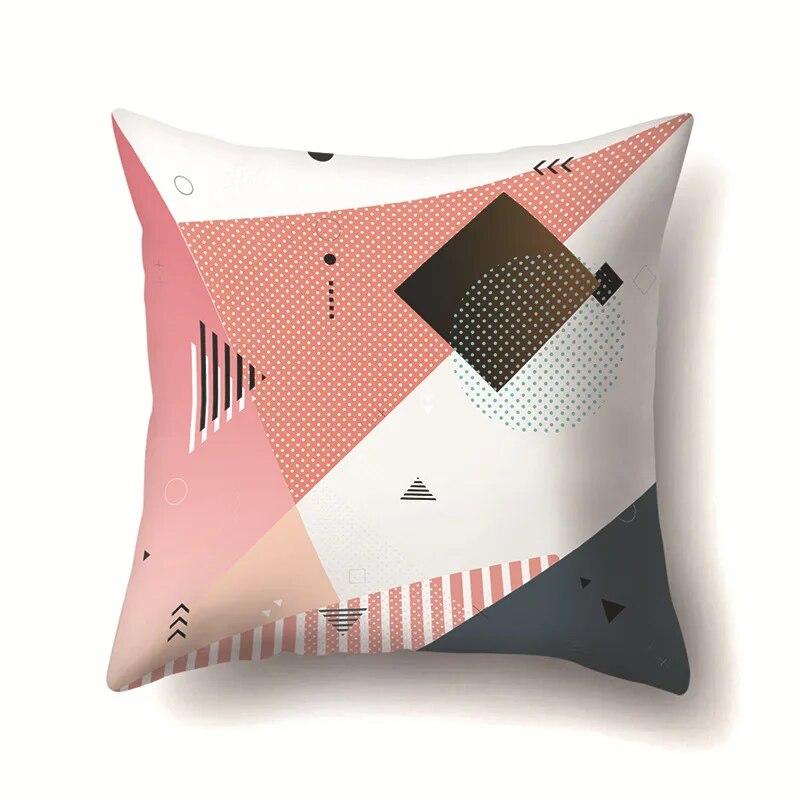 Față de pernă cu dungi geometrice Husă de pernă pentru birou Camera de zi Riding Talie