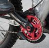 Funn Zippa DH MTB Chain ISCG05 BSA Type BB Bicycle, Guide, Mount, (red)
