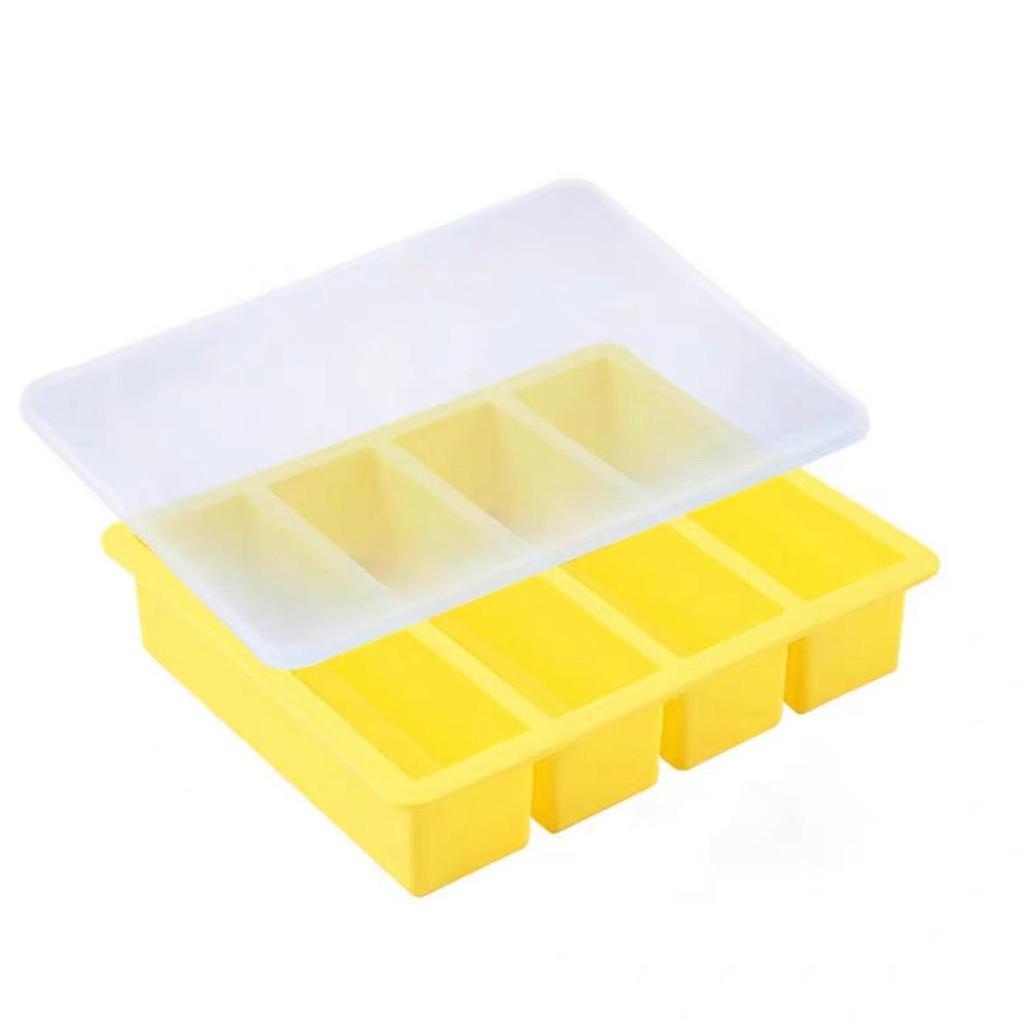 Silicone Ice Cube Mold Set: Long Strip, 6 Squares, 6 Balls, 15 Grids, 37 Grids, Skull Shapes with Lid.
