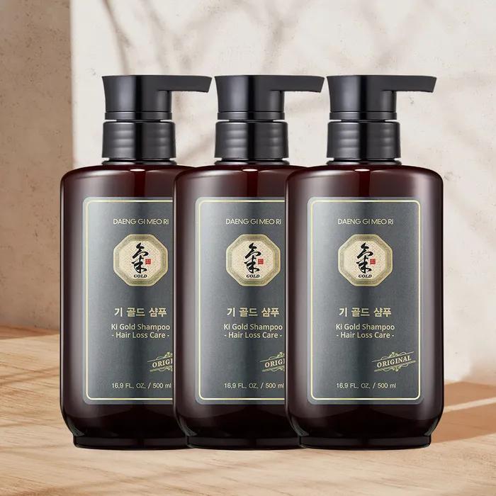 [Danggi Hair] Złoty szampon do włosów przetłuszczających się 500ml x 3