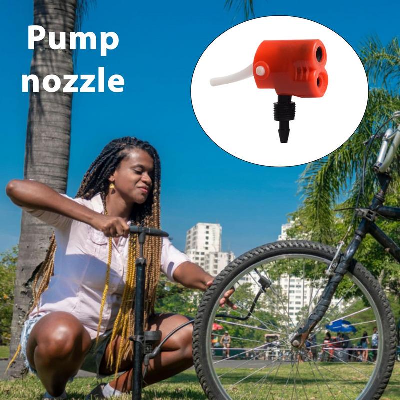 Air Pump Nozzles Duals Use Inflator Nozzle With Large Outlet Leakproof Universal Air Nozzle Pump Parts For Cars Motors Bikes