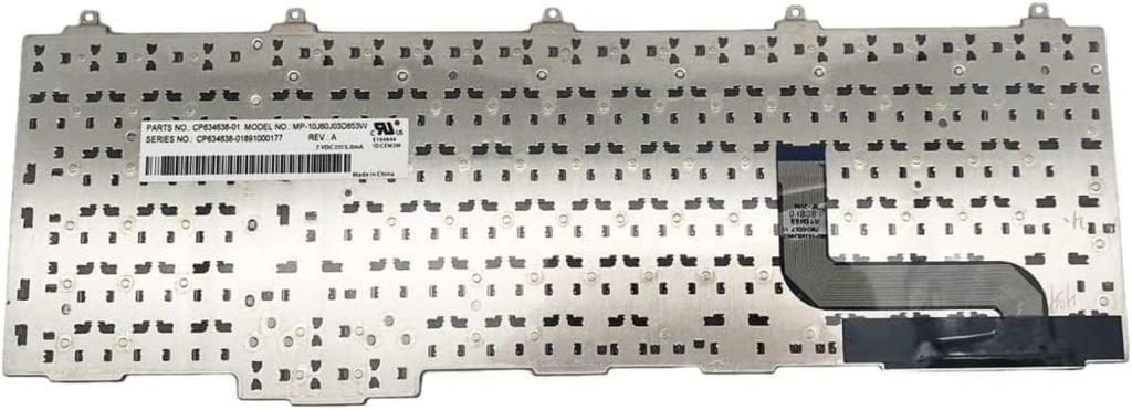 Replacement Japanese Keyboard with Numeric Keypad, White, for Fujitsu LIFEBOOK A576, A572E, A572F, A574HX, A574KX, A574MX, A574H, A573G, etc.