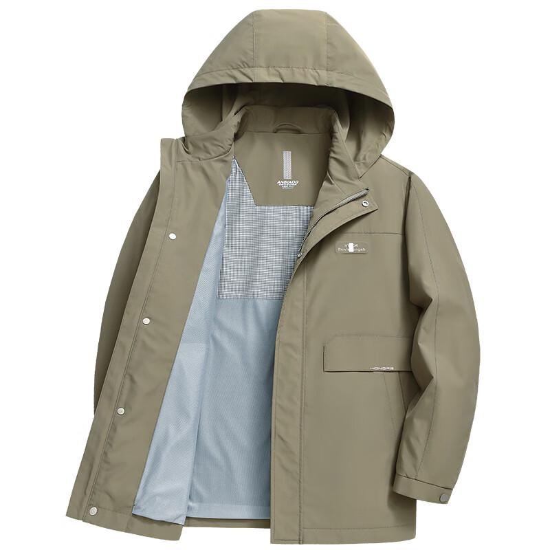 

Fengxun Men s Casual Detachable Hood Jacket FXYG8875 185