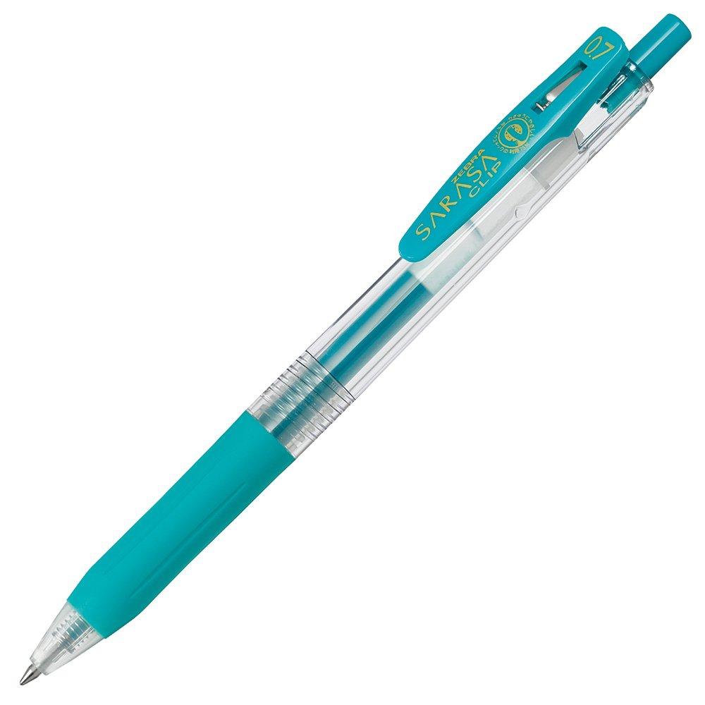 

ZEBRA Gel Ballpoint Pen Sarasa Clip Blue Green 10 0.7 B-JJB15-BG