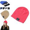 Plush Bluetooth Smart Cap Beanie Hat With High-quality Wireless Headphones And Mic
