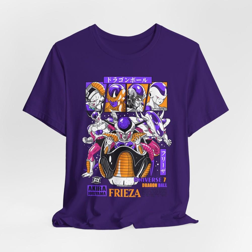 Frieza Anime Villain Collage Unisex TShirt | Graphic Powerful Character Unisex T-Shirt S