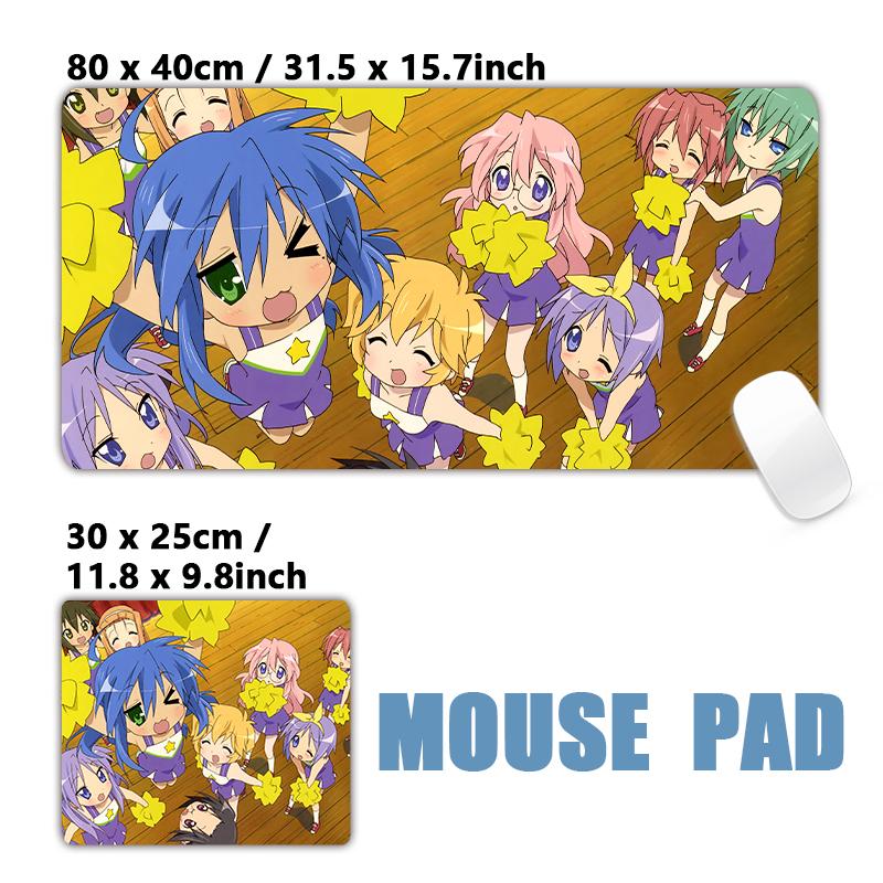 Extra Large Lucky Star Izumi Konata Hiiragi Kagami Loli Anime Girls Character Big Mouse Pad Mousepad XXL Keyboard Desk Mat
