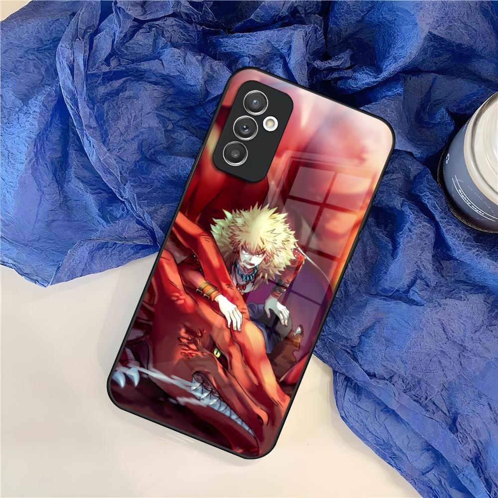 My Hero Academia Hawks Phone Case for Samsung S25 S24 S30 S21 S23 S20 S22 Fe S10 E S9 Note 20 Pro Ultra Plus glass Cover