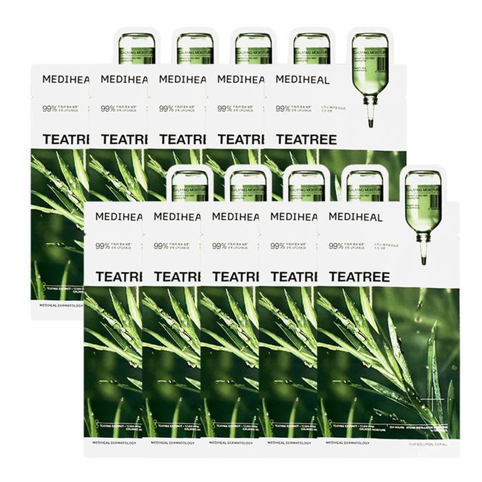 

Mediheal 3rd Generation Tea Tree Essential Mask Pack, Soothing Moisture, 10 Sheets //FJS (41989675)