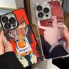 Anime Character Makima CSM Plating Phone Case For Xiaomi Poco X5 X6 X7 X8 Pro Max F8 Ultra F7 M8 M7 M5S Redmi 15C 15 14C 13C 13