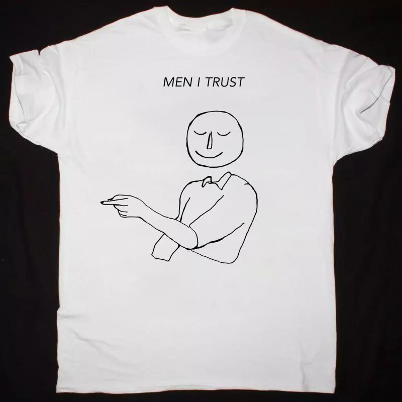 

Men I Trust Album White Color T Shirt Full Size S5XL FN1304 Unisex T-Shirt M
