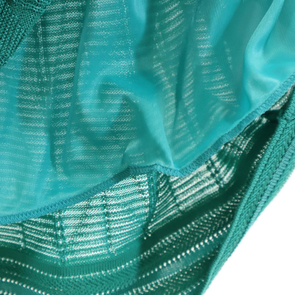 Missoni Overall handle No sleeve knit one piece 42 Emerald green Women Used