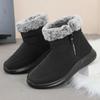 Mode Winter Outdoor Dickes Samt und Samt Damen Schuhe, Warme Schneestiefel und Leichte Langärmelige Baumwollstiefel für Damen
