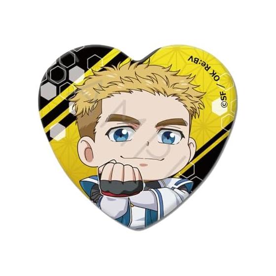 TV Anime  Onmyo Kaiten Re:Birth  [Atsunaga] Heart-Shaped Can Badge