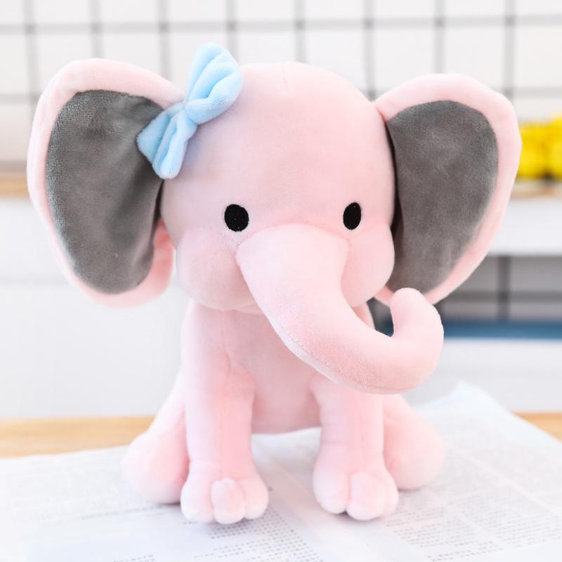 Soft Elephant Plush Toy - Baby Sleep Companion Pillow & Children's Birthday Gift