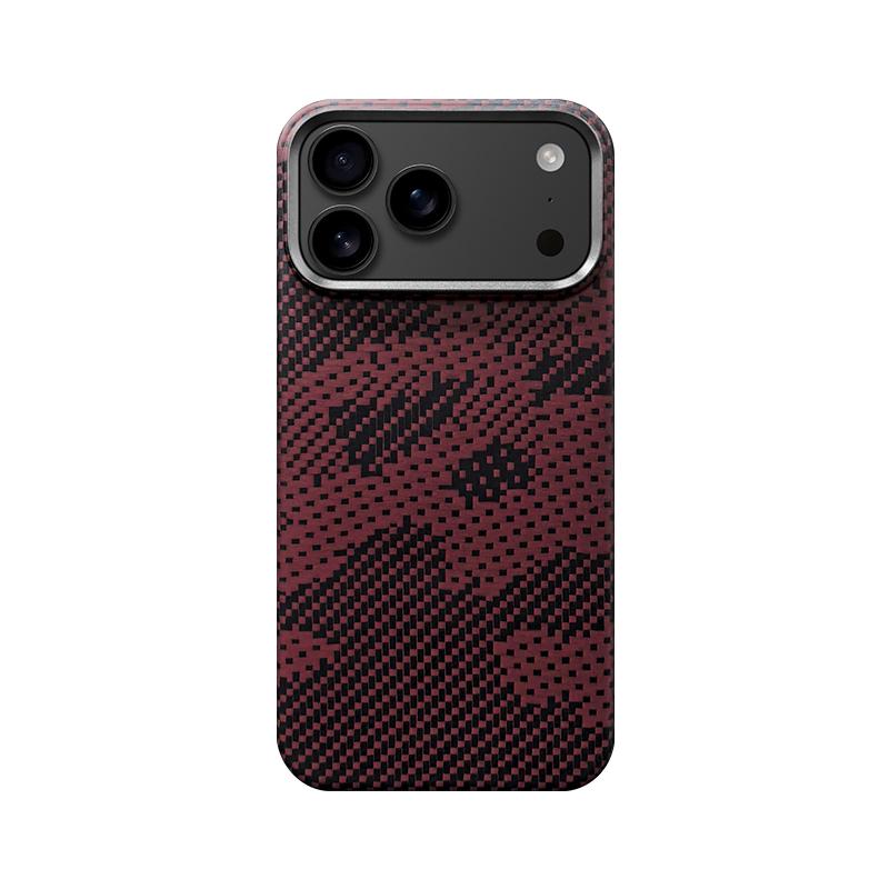 Ultra Slim Real Aramid Kevlar Carbon Fiber Business Case For 17 Air Pro Max Magnetic Charging Shockproof Protective Cover