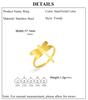 Cazador Stainless Steel Dragonfly Rings for Women Gold Color Finger Rings Jewelry Party Birthday Gift Wholesale 2026 Trend New