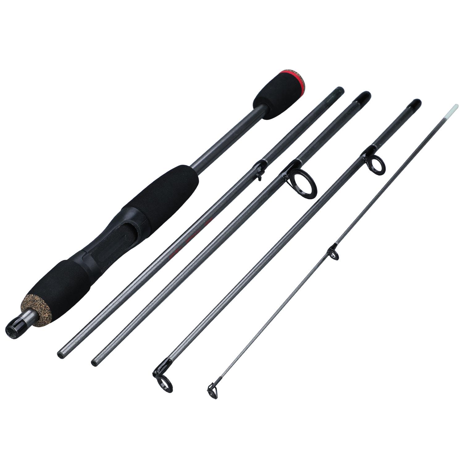 

Sougayilang литейная спиннинговая удочка 5 секций портативная удочка удочка рыболовные снасти spinning чёрный