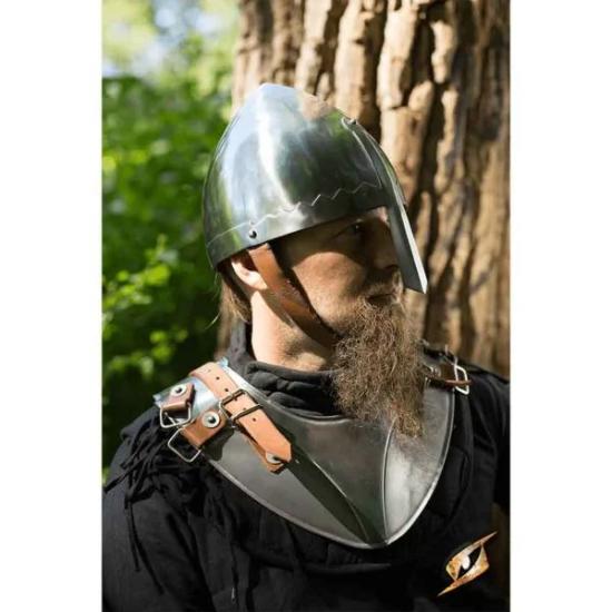 Norman Nasal Helmet Medieval Viking Knight Armor Wearable Steel Helmet Handmade Reenactment LARP Costume Gift