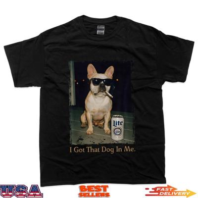 Ho quel cane dentro di me Divertente Meme Bulldog Francese Maglietta Mamma Frenchie